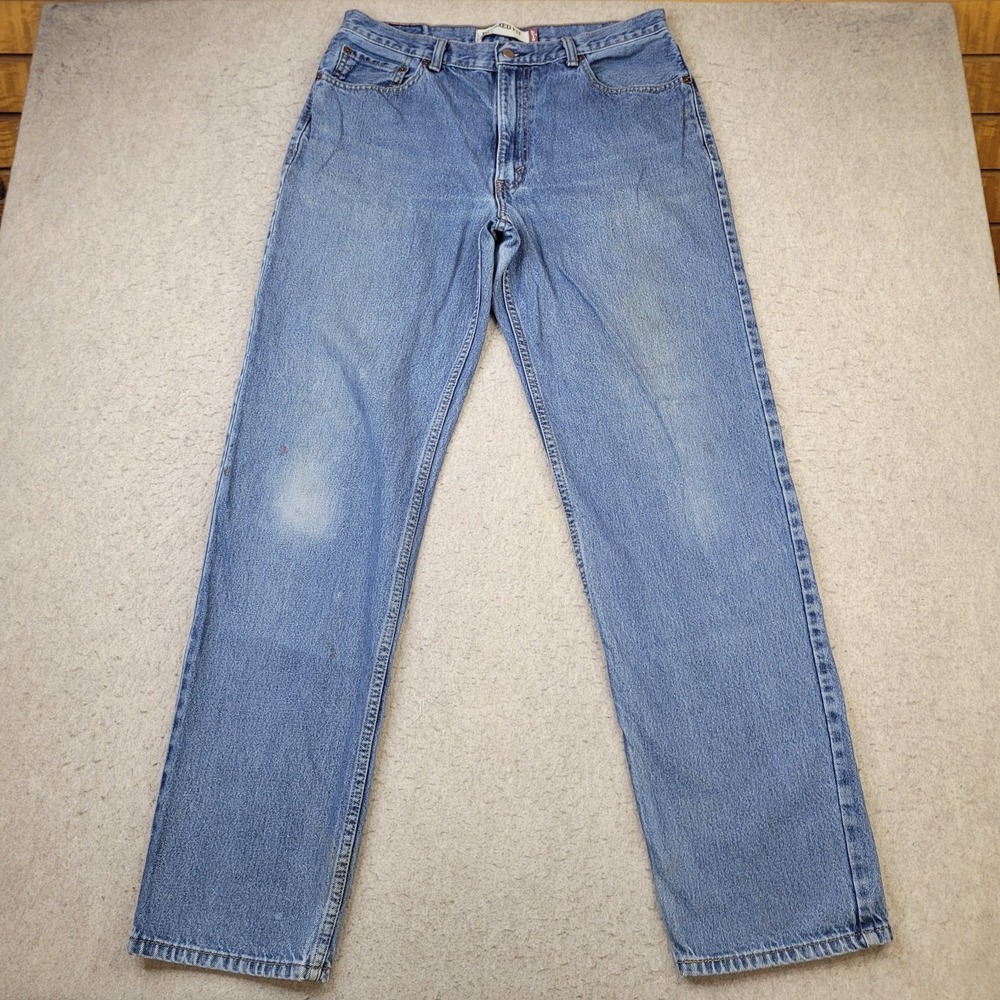 Levi's 550 Jeans Mens 36x34‎ (Tag 36x36) Blue Denim Relaxed Straight Vintage Y2K